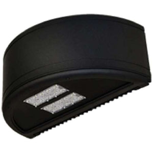 Lithonia WSR LED 2 10A700/40K SR4 480 UT5 DSSTXD 47W LED Architectural Wall Sconce, Two Engines, 20 LEDs, 700mA, 4000K, Type IV Distribution, 480V, Uptilt 5 Degrees, Textured Sandstone Finish