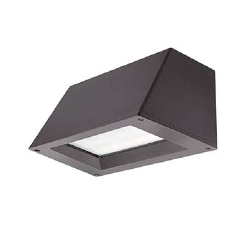 Lithonia WST LED P3 50K VF 120 DDBXD 50W LED Outdoor Decorative Trapezoid Architectural Sconce, 5000k Color Temperature, Visual Comfort Forward Throw Distribution, 120V, Dark Bronze Finish