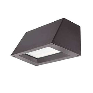 Lithonia WST LED P2 27K VF 277 DBLBXD 25W LED Outdoor Decorative Trapezoid Architectural Sconce, 2700K Color Temperature, Visual Comfort Forward Throw Distribution, 277V, Textured Black Finish