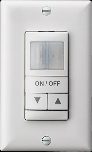 Lithonia WSX PDT 2P 2SA WH Dual Relay Occupancy Sensor Wall Switch, Both Poles Vacancy, 120-277 VAC, White