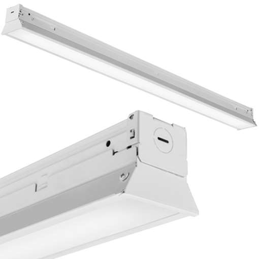 Lithonia ZL1F L24 1500LM MDD 240 40K 80CRI MB 16W 24" Architectural LED Striplight, Medium Diffuser, 240V, 80 CRI, Matte Black Finish