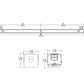 Lithonia ZL1N L48 3000LM FST MVOLT 40K 80CRI WH 3000 Lumens 4000K 4ft LED Strip Light Fixture Frosted Lens 25 Watts 1-Lamp T8 Equal 120-277V