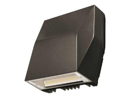 Lumark AXCS1A-MSP-L12-C 12W Axcent LED Wall Light, Full Cutoff, 4000K, Carbon Bronze Finish, Integrated Sensor for ON/OFF Operation, 8' - 12' Mounting Height