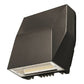 Lumark AXCS1A-PC-CBP 14W Axcent LED Wall Light, Futt Cutoff, 4000K, 120-277V Photocontrol, Cold Weather Battery Pack, Carbon Bronze Finish