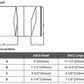 Lumark AXCS1A-PC-CBP 14W Axcent LED Wall Light, Futt Cutoff, 4000K, 120-277V Photocontrol, Cold Weather Battery Pack, Carbon Bronze Finish