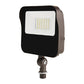 Lumark LSF25-KN-PC 11-15-22-25W LED Floodlight, Selectable CCT 3000K-4000K-5000K , 70 CRI, 120-347V, 50-60 Hz, Knuckle Mount, Dusk-to-Dawn via Button-Type Photocontrol