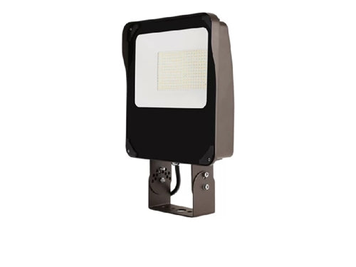 Lumark LSF25-YK-PC 25-35-45-65W LED Floodlight, Selectable CCT 3000K-4000K-5000K , 70 CRI, 120-347V, 50-60 Hz, Yoke Mount, Dusk-to-Dawn via Button-Type Photocontrol