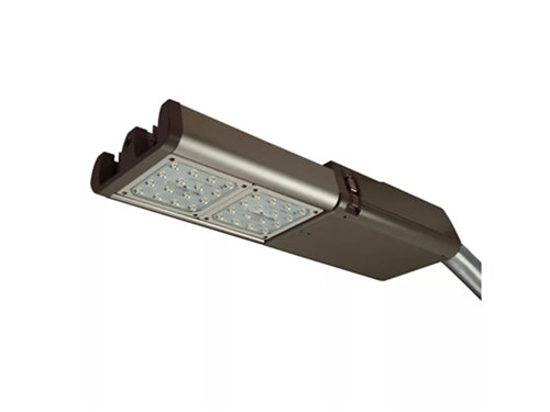 Lumark NAV-SB3B-730-U-T3R-AP-10K-PR7 Navion LED Area Light, 26 LEDs, 3 Light Square, Output Level 2, 70 CRI, 3000K, 120-277V, Type III Roadway Distribution, Grey, 10kV UL 1449 Fused Surge Protective Device, NEMA 7-PIN Photocontrol
