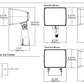 Lumark NFFLD-S-C15-T-UNV Night Falcon Small LED Floodlight, 120-277V, 5900 Lumens, Trunnion Mount