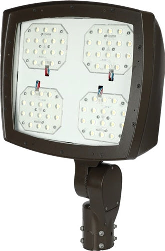 Lumark NHRS100US 80-290W Night Harrier Large LED Floodlight, Selectable CCT 3000K-4000K-5000K, 70 CRI, 120-277V, Slipfitter Mount