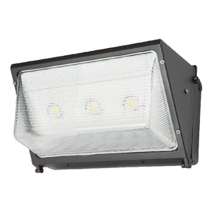 Lumark WPLLED-125-GL-UNV 122W Glass LED Wallpack, 120-277V, 4000K