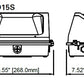 Lumark WPSLED15S 30-60W Small LED Wall Pack, 4300-8100 Lumens, Selectable CCT 3000/3500/4000/5000/6500K, 80 CRI, 120-347V, 50/60Hz, Selectable Dusk-to-Dawn via Button-Type Photocontrol