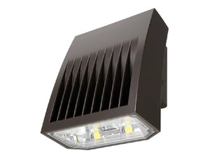 Lumark XTOR6BRL-PC1 58W Crosstour MAXX LED Wallpack, Refractive Lens, 5000K, Photocontrol 120V, Carbon Bronze