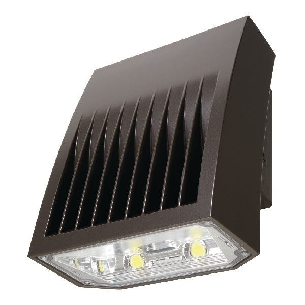 Lumark XTOR12B 102W Crosstour MAXX LED Wallpack, Full Cutoff, 5000K, Carbon Bronze