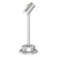 Lumiere 1002-P1-SMS-FL-LED2790-F-BK-18-L1-UNV-RSM 10W Lanterra 1002 LED Pathway Floodlight, 1 Head, Side Swivel, Flush Lens Hood, 2700K, 90 CRI, Flood Optic, Black Finish, 18" Stem, 120-277, Mounts Directly to Junction Box