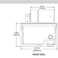 Lumiere 1003-A2-RCS-RI-LED3090-F-BK-L1-UNV-MB 10W Lanterra 1003 Accent and Flood LED, 2 Heads, Indoor,  Recessed Lens, 3000K Color Temperature, Flood Optic, Black Finish, 120-277V, Ground Mount