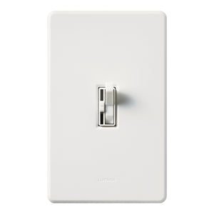 Lutron AYFSQ-FH-WH Ariadni 120V 1.5A Single Pole/3-Way 3-Speed Fan Control in White
