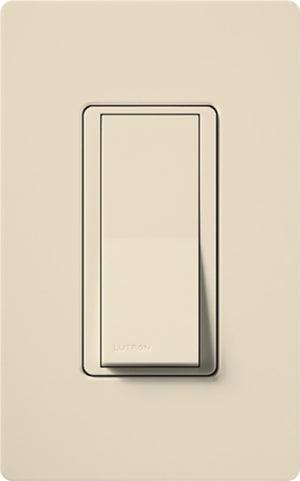 Lutron CA-1PSH-LA Claro 15A Single Pole Switch in Light Almond