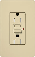 Lutron CAR-15-GFTR-IV Claro Tamper Resistant 15A GFCI Receptacle in Ivory (Replaced by CAR-15-GFST-IV)