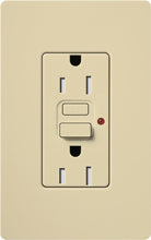 Lutron CAR-15-GFTRH-IV Claro Tamper Resistant 15A GFCI Receptacle in Ivory (Replaced by CAR-15-GFST-IV)