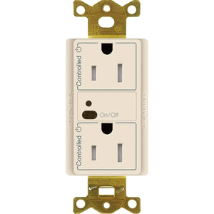 Lutron Vive CAR2S-15-DTR-LA 15A Duplex Wireless Receptacle