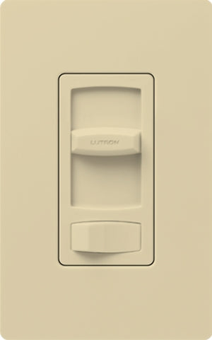 Lutron CT-103P-IV Skylark Contour 1000W Incandescent / Halogen 3-Way Preset Dimmer in Ivory