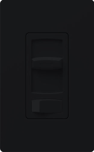 Lutron CTELV-303P-BL Skylark Contour 300W Electronic Low Voltage Single Pole / 3-Way Dimmer in Black