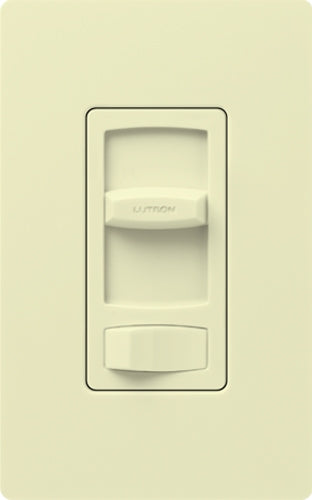Lutron CTFSQ-F-AL Skylark Contour 120V / 1.5A 3-Speed Single Pole Fan Control in Almond