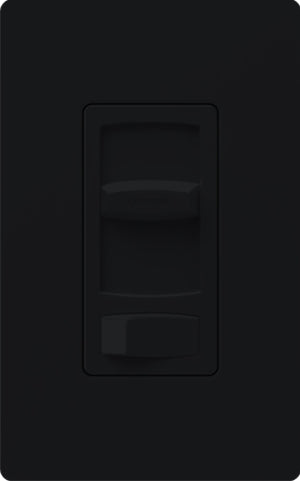 Lutron CTFSQ-F-BL Skylark Contour 120V / 1.5A 3-Speed Single Pole Fan Control in Black