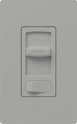 Lutron CTFSQ-FH-GR Skylark Contour 120V / 1.5A 3-Speed Single Pole Fan Control in Gray