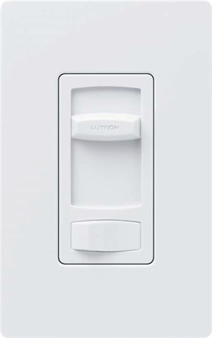 Lutron CTRP-253P-GR Skylark Contour 250W Dimmable LED or CFL, 500W Incandescent/Halogen, 500W ELVWith Halogen, Single Pole / 3-Way Reverse-Phase Dimmer in Gray
