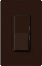 Lutron DVFSQ-F-BR Diva 120V / 1.5A Single Pole / 3-Way Fan Speed Control in Brown