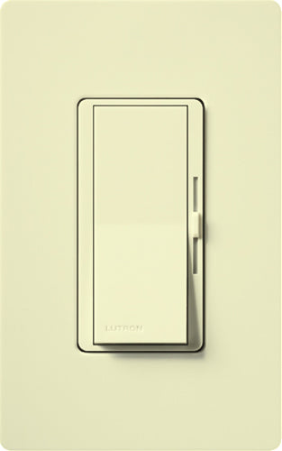 Lutron DVFSQ-FH-AL Diva 120V / 1.5A Single Pole / 3-Way Fan Speed Control in Almond