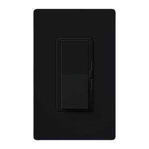 Lutron DVRP-253P-BL Diva 250W Dimmable LED or CFL, 500W Incandescent/Halogen, 500W ELVWith Halogen, Single Pole / 3-Way Reverse-Phase Dimmer in Black