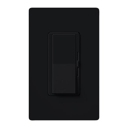 Lutron DVRP-253P-BL Diva 250W Dimmable LED or CFL, 500W Incandescent/Halogen, 500W ELVWith Halogen, Single Pole / 3-Way Reverse-Phase Dimmer in Black