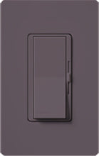 Lutron DVSC-600P-PL Diva Satin 600W Incandescent / Halogen Single Pole Dimmer in Plum
