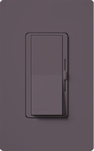 Lutron DVSCCL-153P-PL Diva Satin 600W Incandescent, 150W CFL or LED Single Pole / 3-Way Dimmer in Plum
