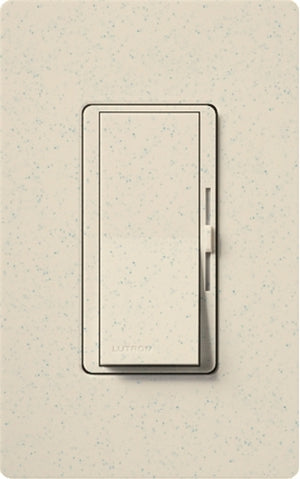 Lutron DVSCCL-253P-LS Diva Satin 600W Incandescent, 250W CFL or LED Single Pole / 3-Way Dimmer in Limestone