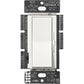 Lutron DVSCELV-300P-RW Diva Satin 300W Electronic Low Voltage Single Pole Dimmer in Architectural White