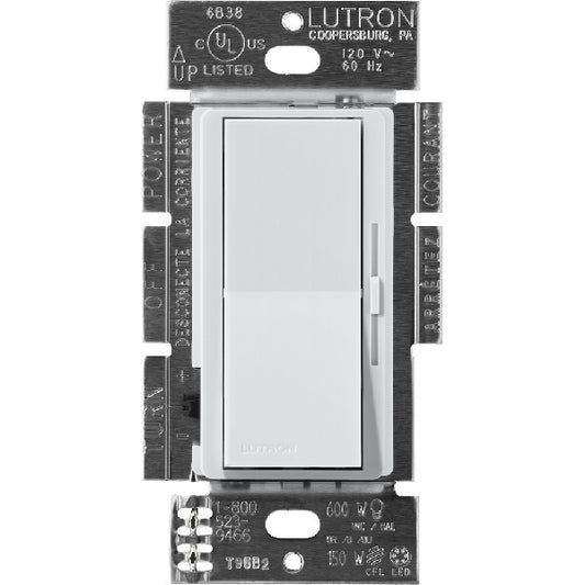 Lutron DVSCELV-303P-MI Diva Satin 300W Electronic Low Voltage 3-Way Dimmer in Mist
