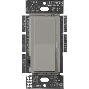 Lutron DVSCFSQ-F-CS Diva 120V / 1.5A Single Pole / 3-Way Fan Speed Control in Cobblestone
