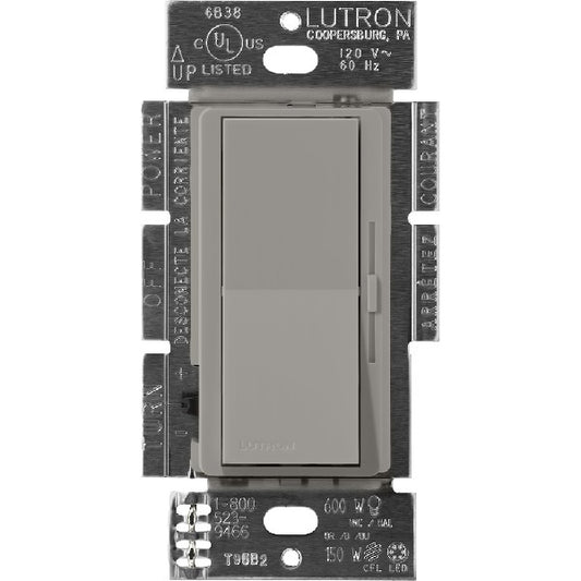 Lutron DVSCFSQ-F-CS Diva 120V / 1.5A Single Pole / 3-Way Fan Speed Control in Cobblestone