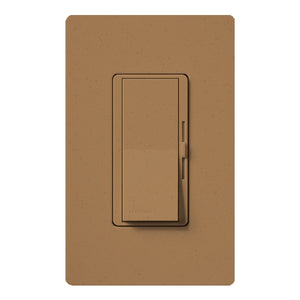 Lutron DVSCFSQ-LF-TC Diva 1.5 A Fan Speed ControlWith 1.0 A LED or CFL and 2.0 A Incandescent/Halogen Single Pole Switch in Terracotta