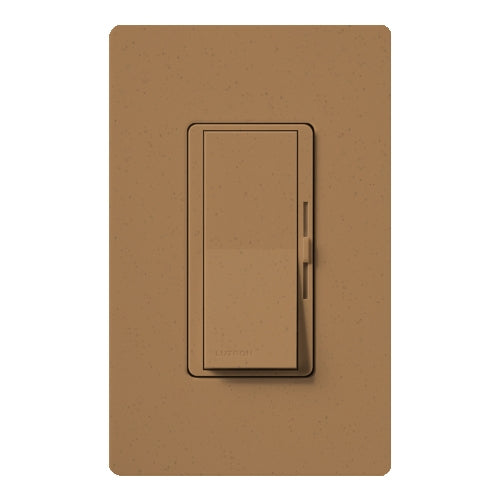 Lutron DVSCFSQ-LF-TC Diva 1.5 A Fan Speed ControlWith 1.0 A LED or CFL and 2.0 A Incandescent/Halogen Single Pole Switch in Terracotta
