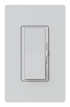 Lutron DVSCRP-253P-PD Diva 250W Dimmable LED or CFL, 500W Incandescent/Halogen, 500W ELVWith Halogen, Single Pole / 3-Way Reverse-Phase Dimmer in Palladium