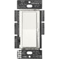 Lutron DVSCSTV-GL Diva Satin 0-10V Control Single Pole/3-Way Preset Dimmer, 50mA Sink, 8A Load in Glacier White