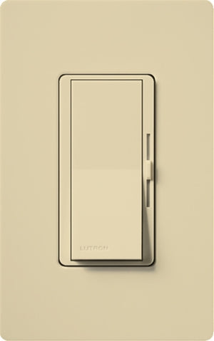 Lutron DVWCL-153PH-IV Diva 600W Incandescent, 150W CFL or LED Single Pole / 3-Way Dimmer with Wallplate in Ivory