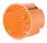 Lutron EBB-1-RD HomeWorks QS Wired International seeTouch Round Plastic Wallbox