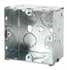 Lutron EBB-15-SQ HomeWorks QS Wired International seeTouch Square Metal Wallbox (pack of 15)
