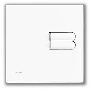 Lutron EGRX-2B-SL-BL European 2-Button Wallstation for Grafik Eye 3000 System in Black